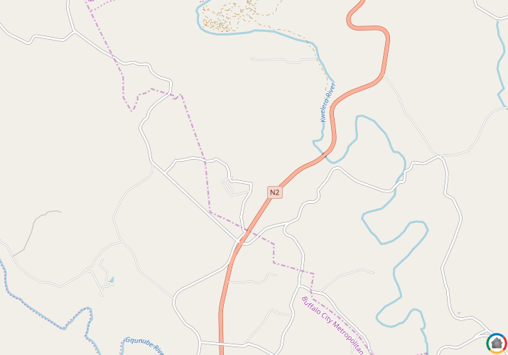 Map location of Kwelera